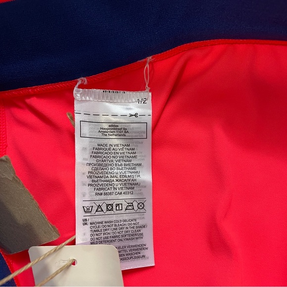 Women’s Adidas Alphaskin Tights size Large signal pink/team roy - Picture 3 of 7